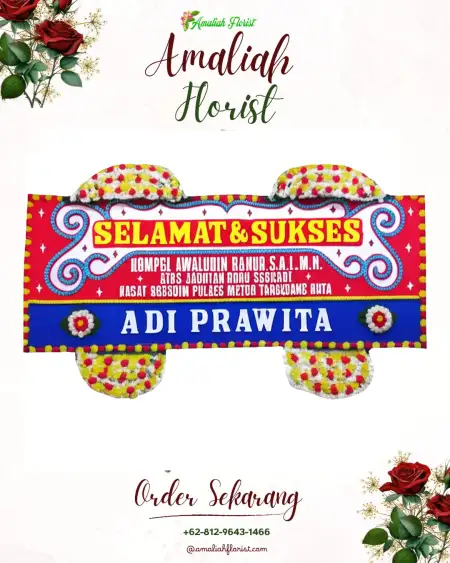 Papan Bunga Ucapan Selamat Waru